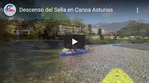 Descenso del Sella en canoa en Asturias