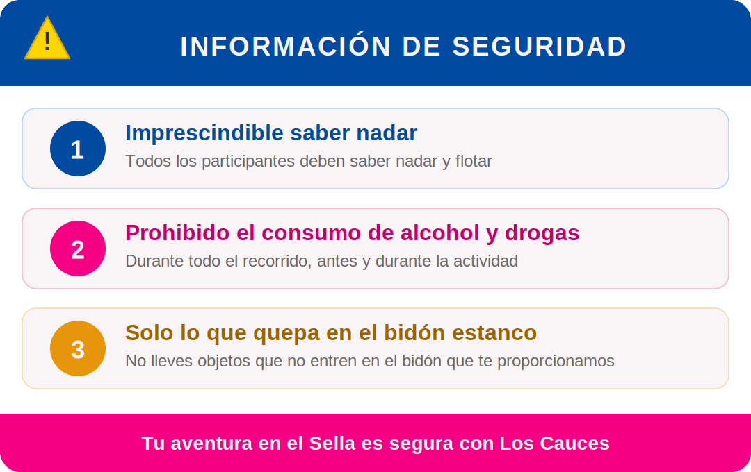 seguridad descenso del sella