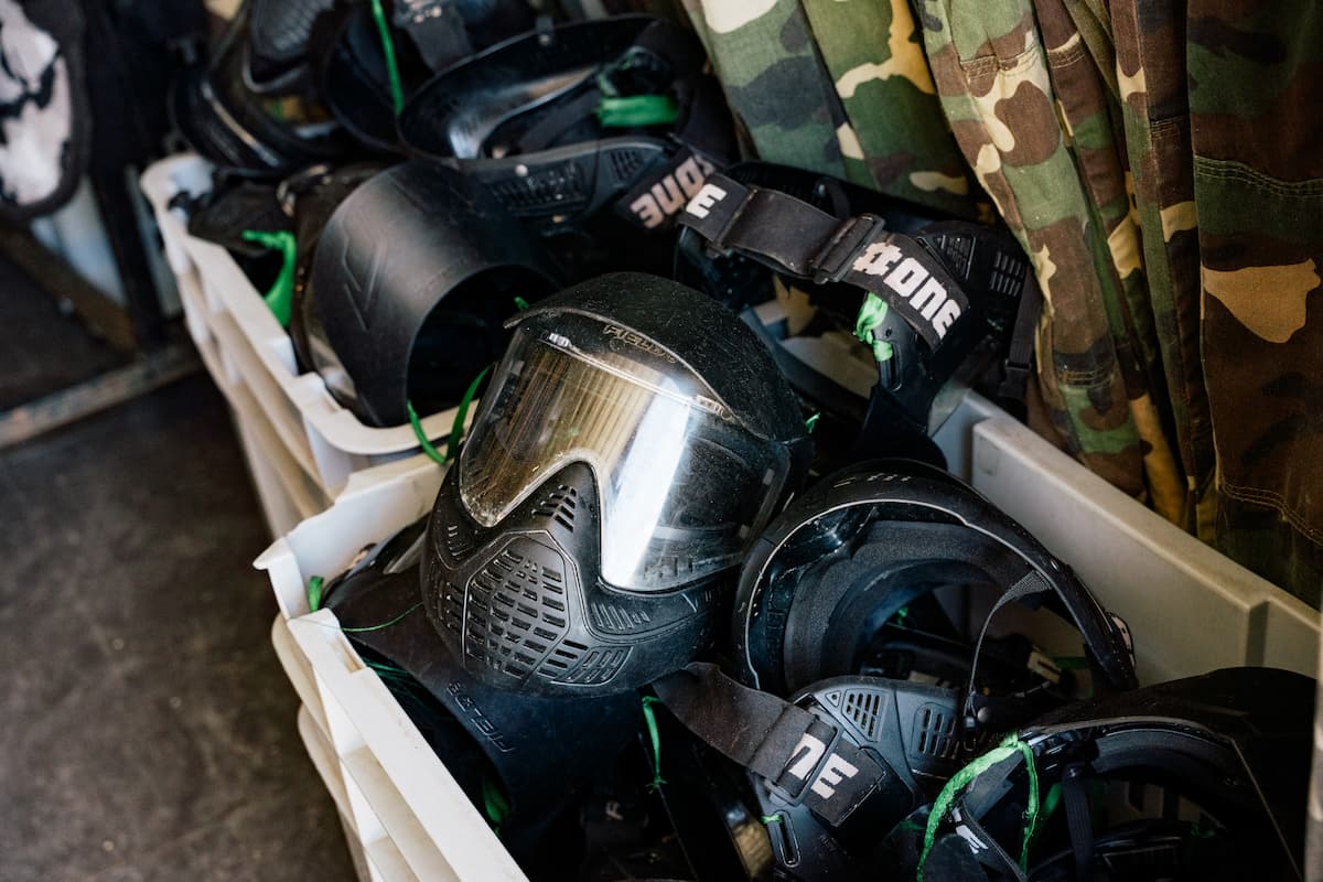 Máscaras y buzos de Paintball